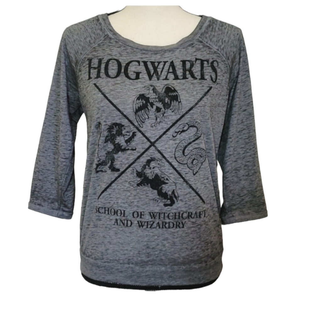 Women's Hogwarts 3/4 Sleeve Shirt